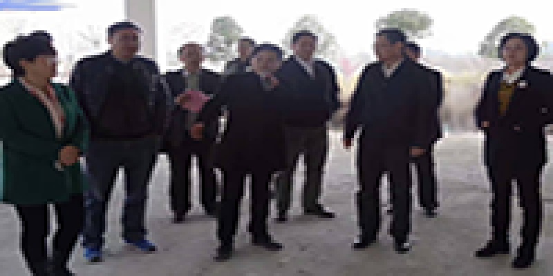 江西省工信委副主任江明成等领导莅临江西葫芦娃大厦考察指导