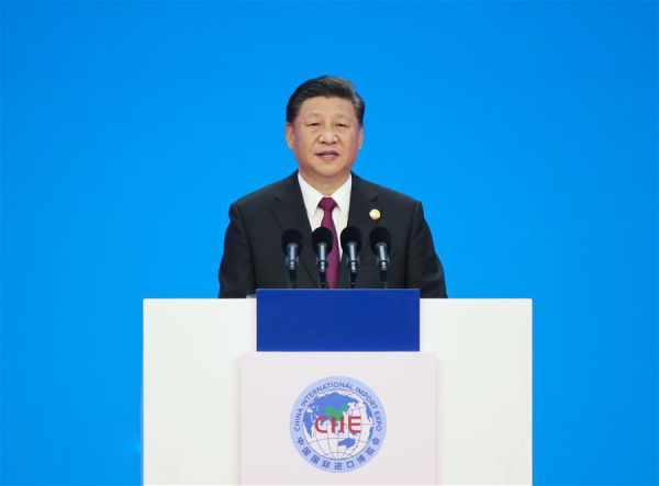 ​【葫芦娃聚焦】首届中国国际进口博览会开幕，习近平主席发表主旨演讲